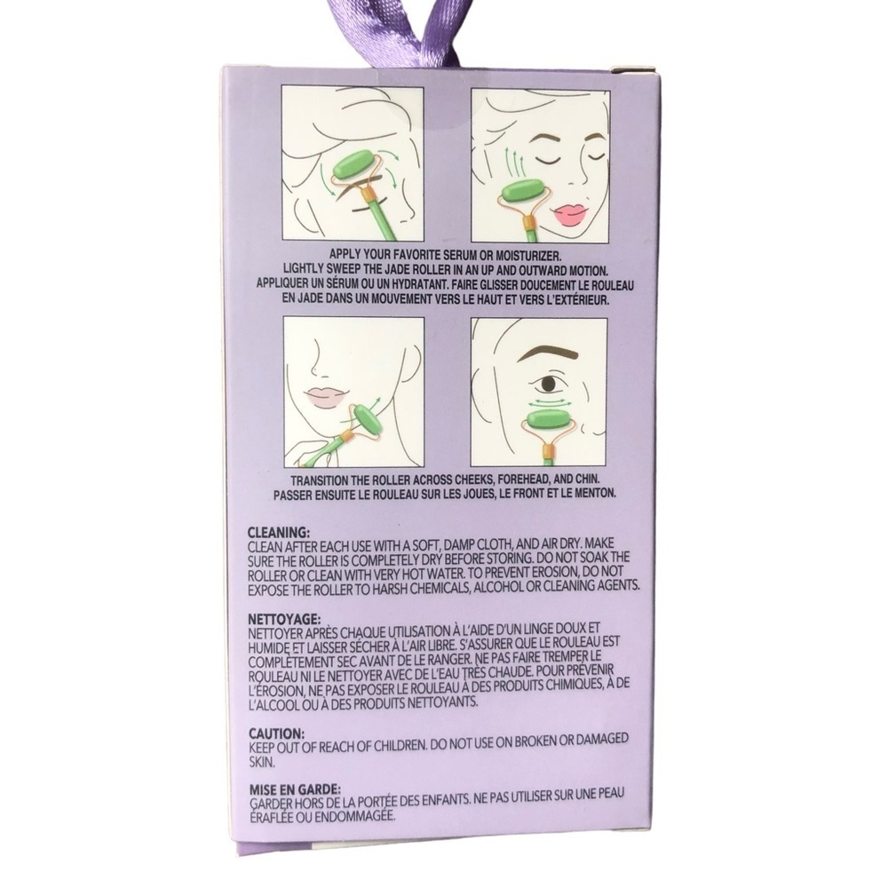 🌻 4/$25 Set of Mini Jade Gua Sha & Roller, NWT 🎁 - Picture 5 of 5